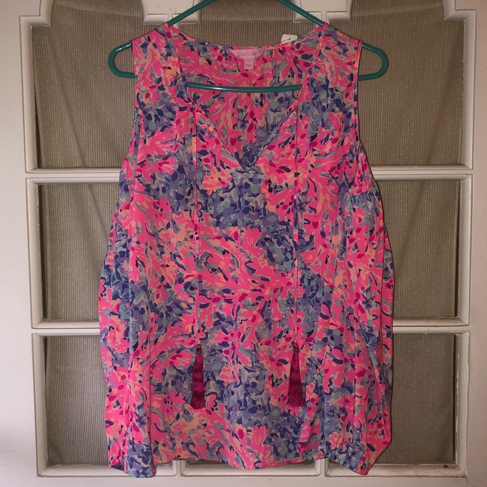 Lilly Pulitzer Cold Shoulder Top